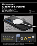 Spigen Tough Armor MagSafe, čierna - Samsung Galaxy S25