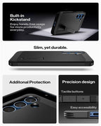 Spigen Tough Armor MagSafe, čierna - Samsung Galaxy S25