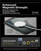 Spigen Tough Armor MagSafe, abyss green - Samsung Galaxy S25