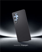 Spigen Silicone Fit MagSafe, čierny - Samsung Galaxy S25 Ultra