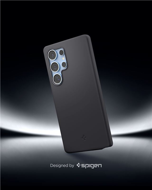 Spigen Silicone Fit MagSafe, čierny - Samsung Galaxy S25 Ultra