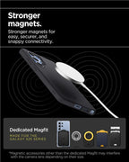Spigen Silicone Fit MagSafe, čierny - Samsung Galaxy S25 Ultra