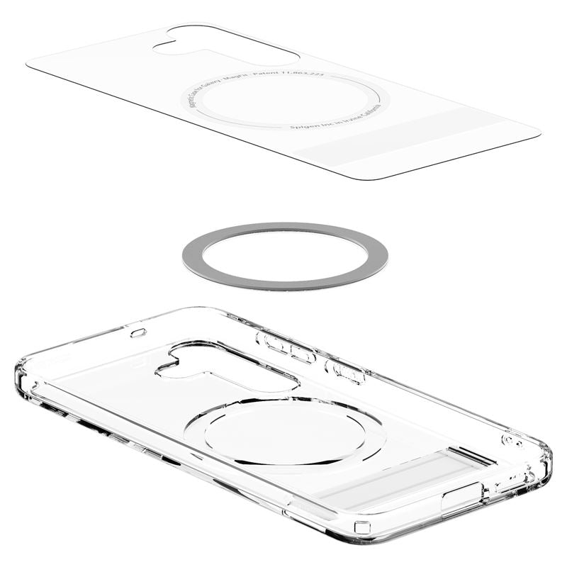 Spigen Ultra Hybrid S MagSafe, clear white - Samsung Galaxy S25