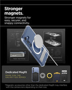 Spigen Ultra Hybrid S MagSafe, clear white - Samsung Galaxy S25
