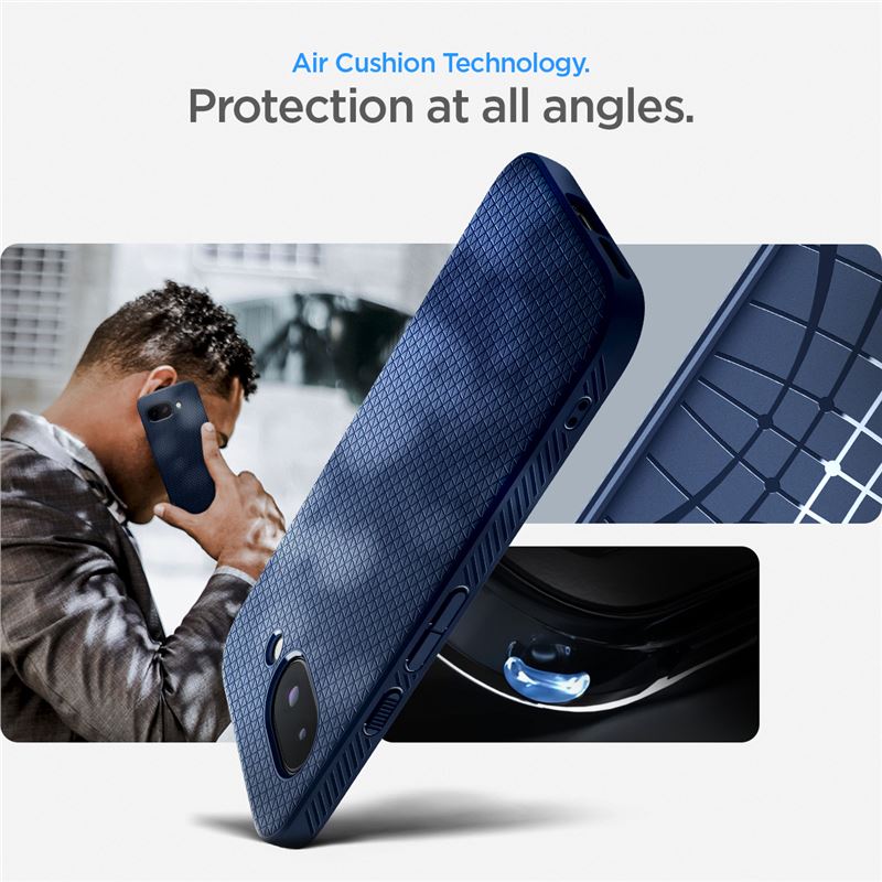 Spigen Liquid Air, námornícka modrá – Google Pixel 9a