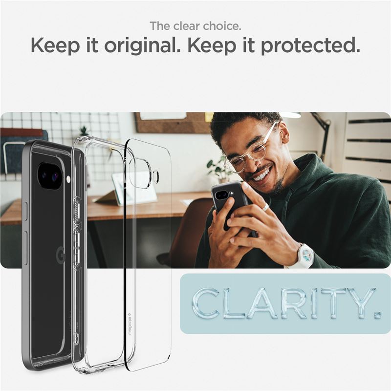 Spigen Ultra Hybrid, crystal clear - Google Pixel 9a