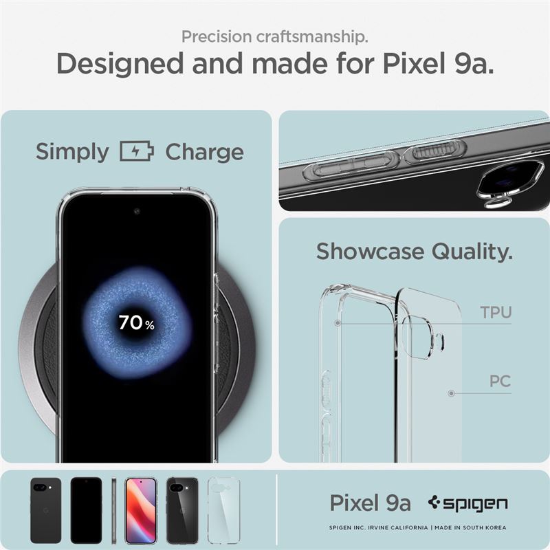 Spigen Ultra Hybrid, crystal clear - Google Pixel 9a