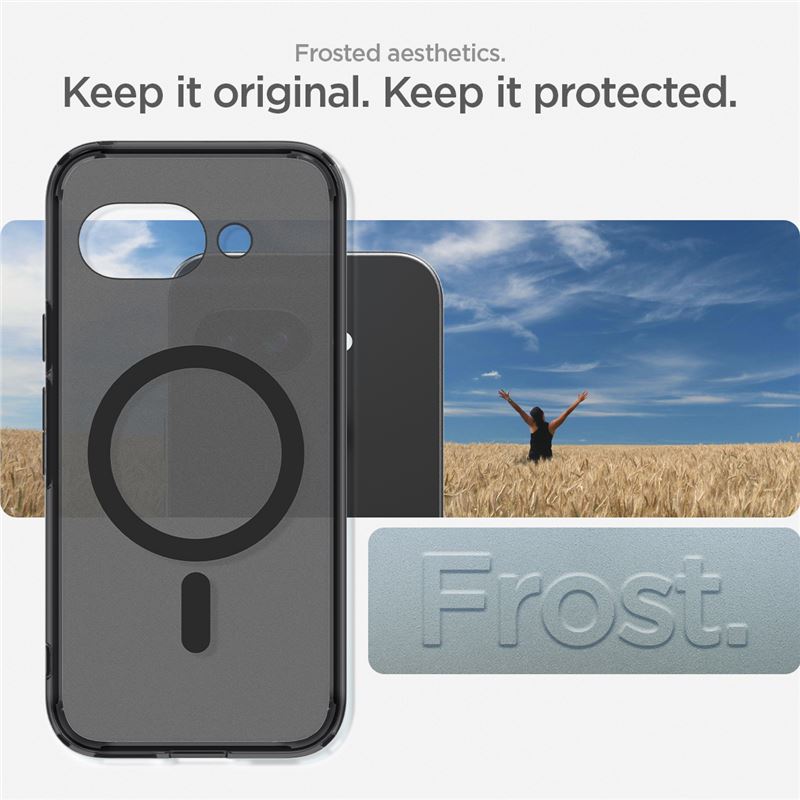 Spigen Ultra Hybrid MagSafe frost black - Google Pixel 9a