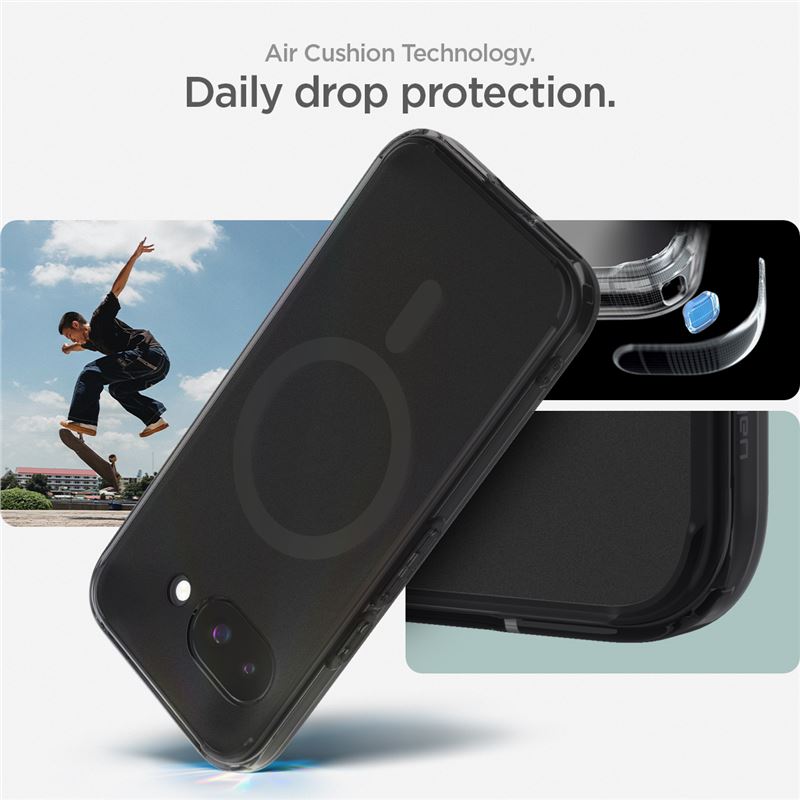 Spigen Ultra Hybrid MagSafe frost black - Google Pixel 9a