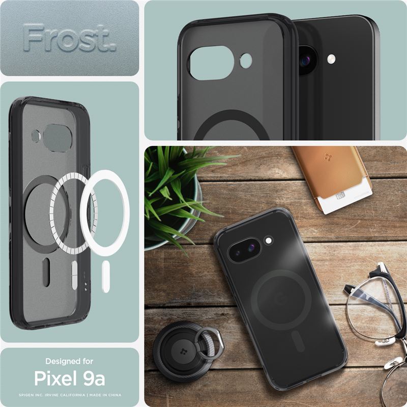 Spigen Ultra Hybrid MagSafe frost black - Google Pixel 9a