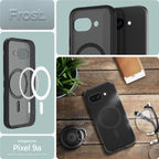 Spigen Ultra Hybrid MagSafe frost black - Google Pixel 9a