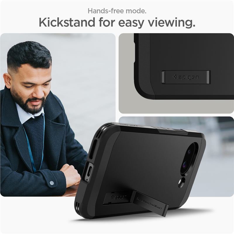 Spigen Tough Armor MagSafe, black - Google Pixel 9a