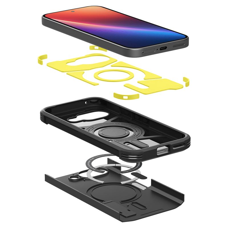 Spigen Tough Armor MagSafe, black - Google Pixel 9a