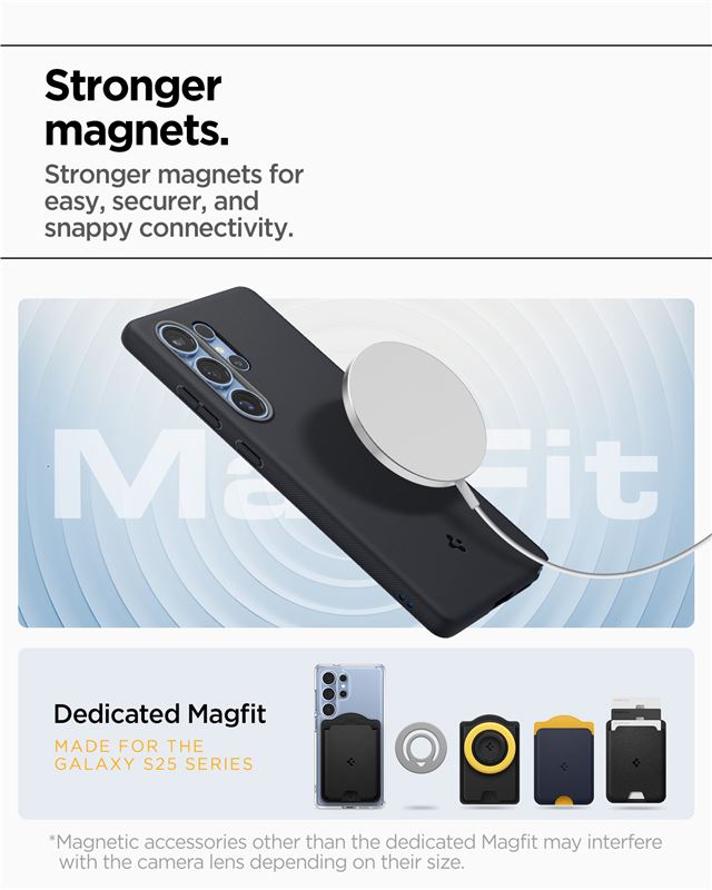 Spigen Nano Pop MagSafe, black sesame - Samsung Galaxy S25 Ultra