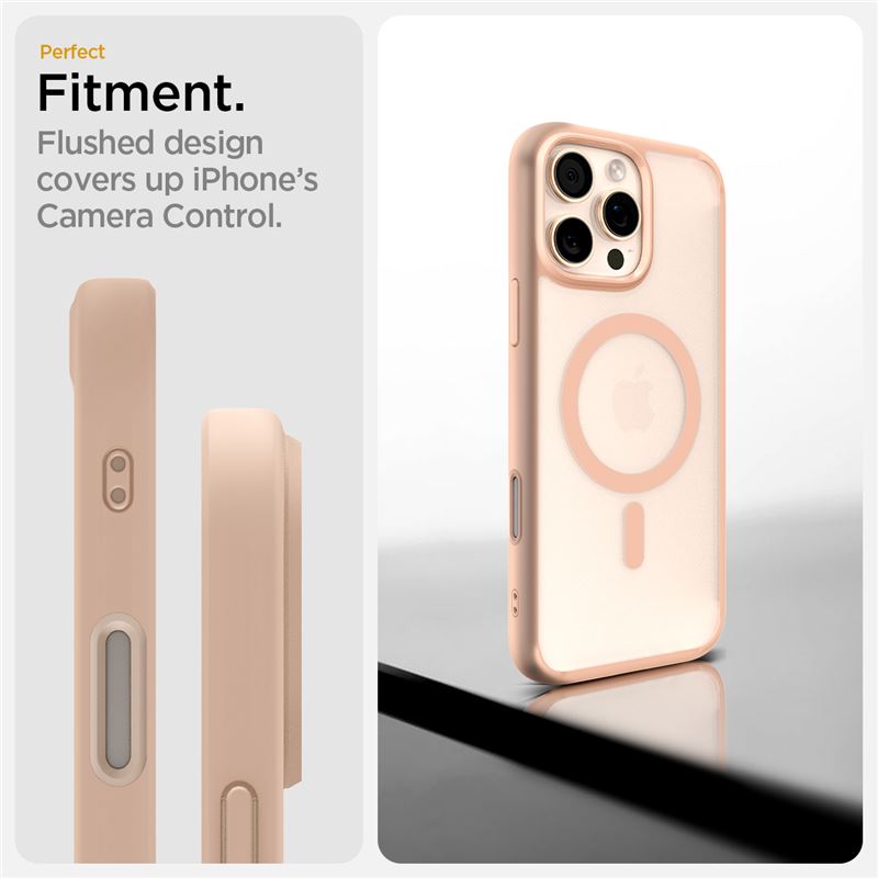 Spigen Ultra Hybrid T MagSafe, frost rose titanium – iPhone 16 Pro