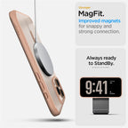 Spigen Ultra Hybrid T MagSafe, frost rose titanium – iPhone 16 Pro