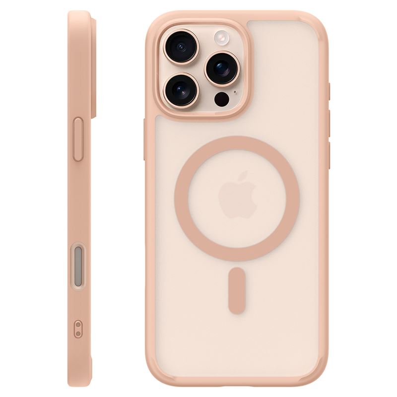Spigen Ultra Hybrid T MagSafe, frost rose titanium – iPhone 16 Pro