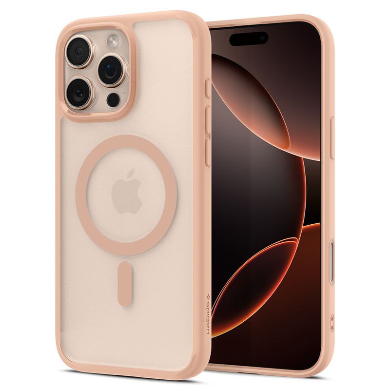 Spigen Ultra Hybrid T MagSafe, frost rose titanium – iPhone 16 Pro