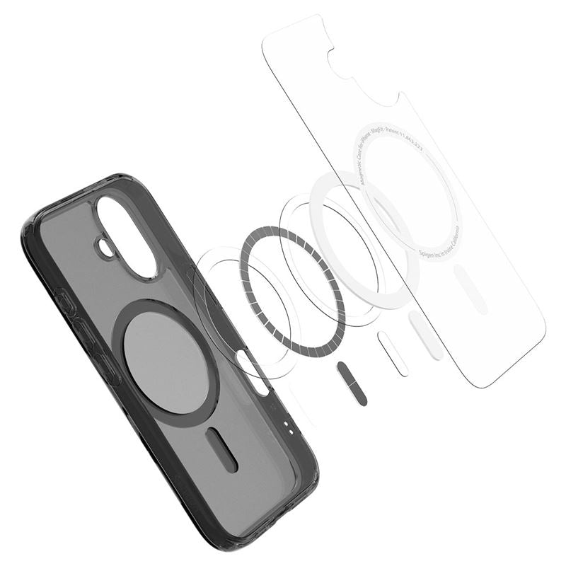 Spigen Ultra Hybrid T MagSafe, frost black - iPhone 16