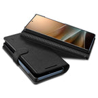 Spigen Wallet S, čierne - Samsung Galaxy S25 Ultra