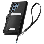 Spigen Wallet S, čierne - Samsung Galaxy S25 Ultra