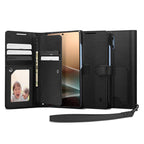 Spigen Wallet S, čierne - Samsung Galaxy S25 Ultra