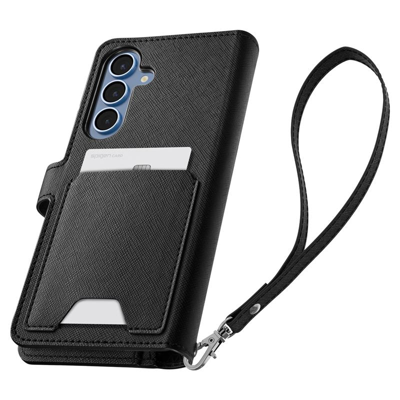 Spigen Wallet S, black - Samsung Galaxy S25+