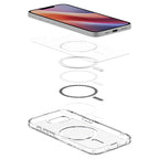 Spigen Crystal Hybrid MagSafe, čisto biela – iPhone 17e/16e