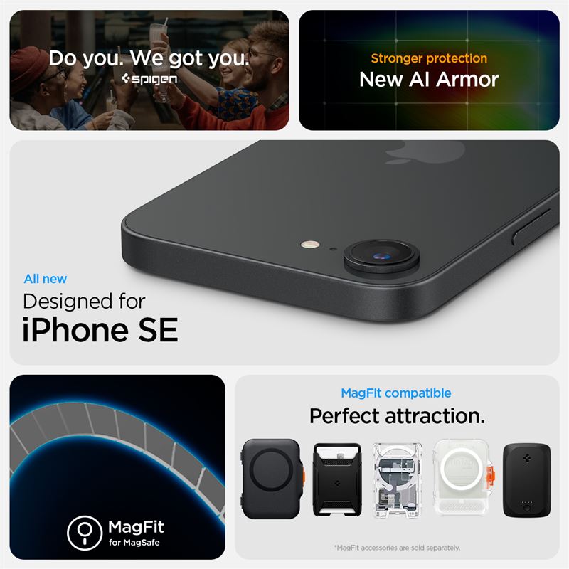 Spigen Tough Armor MagSafe, gunmetal - iPhone 17/16