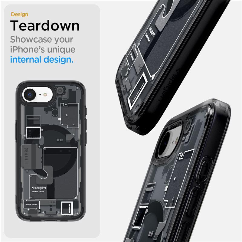 Spigen Ultra Hybrid MagSafe, zero one black - iPhone 17e/16e