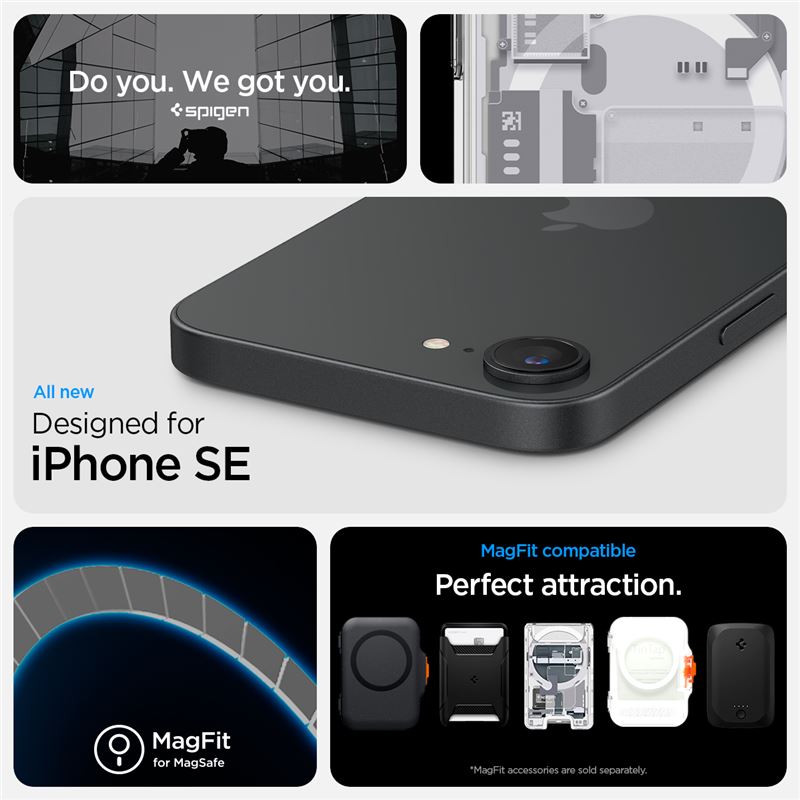 Built-in magnetic ring for MagSafe functionality