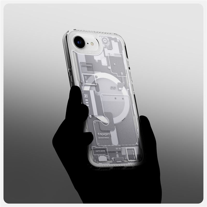 Spigen Ultra Hybrid MagSafe, zero one white - iPhone 17e/16e