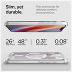 Spigen Ultra Hybrid MagSafe, zero one white - iPhone 17e/16e
