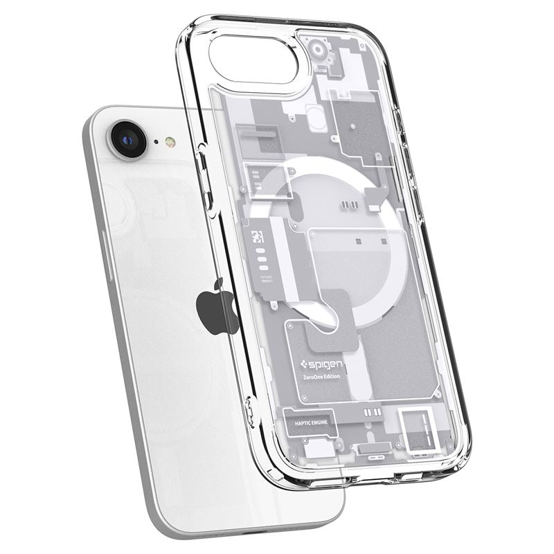 Spigen Ultra Hybrid MagSafe, zero one white - iPhone 17e/16e