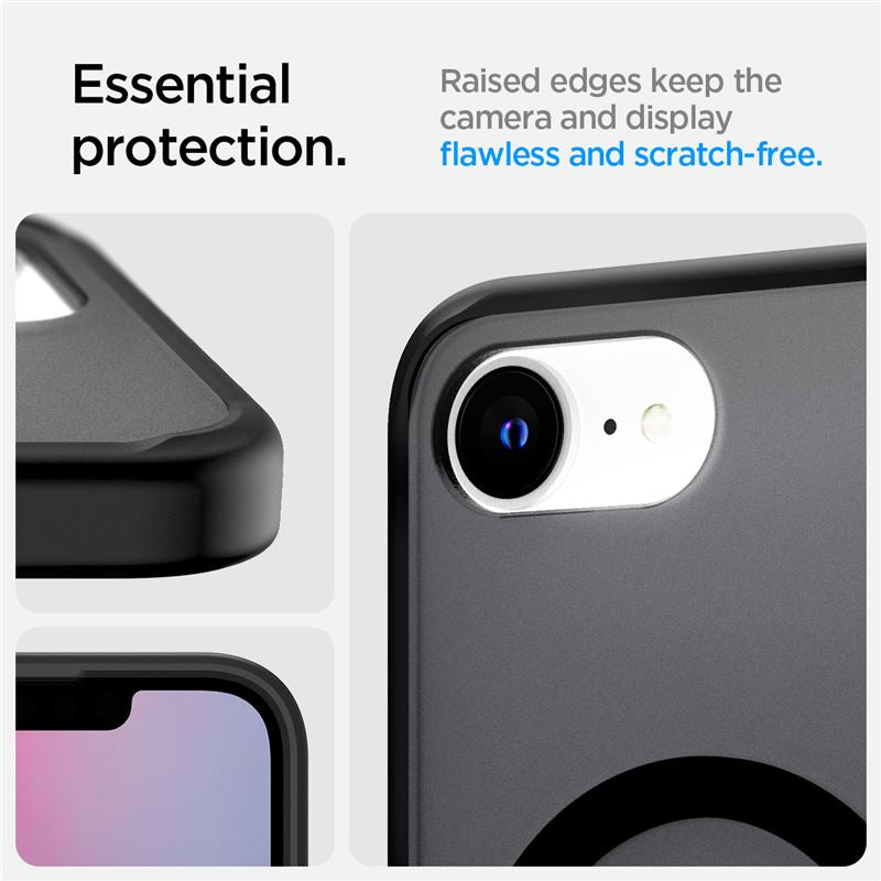 Spigen Ultra Hybrid S MagSafe, frost black - iPhone 17e/16e