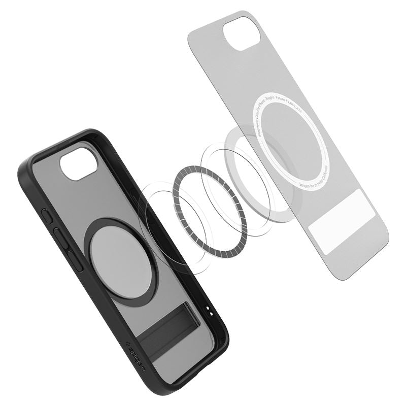 Spigen Ultra Hybrid S MagSafe, frost black - iPhone 17e/16e