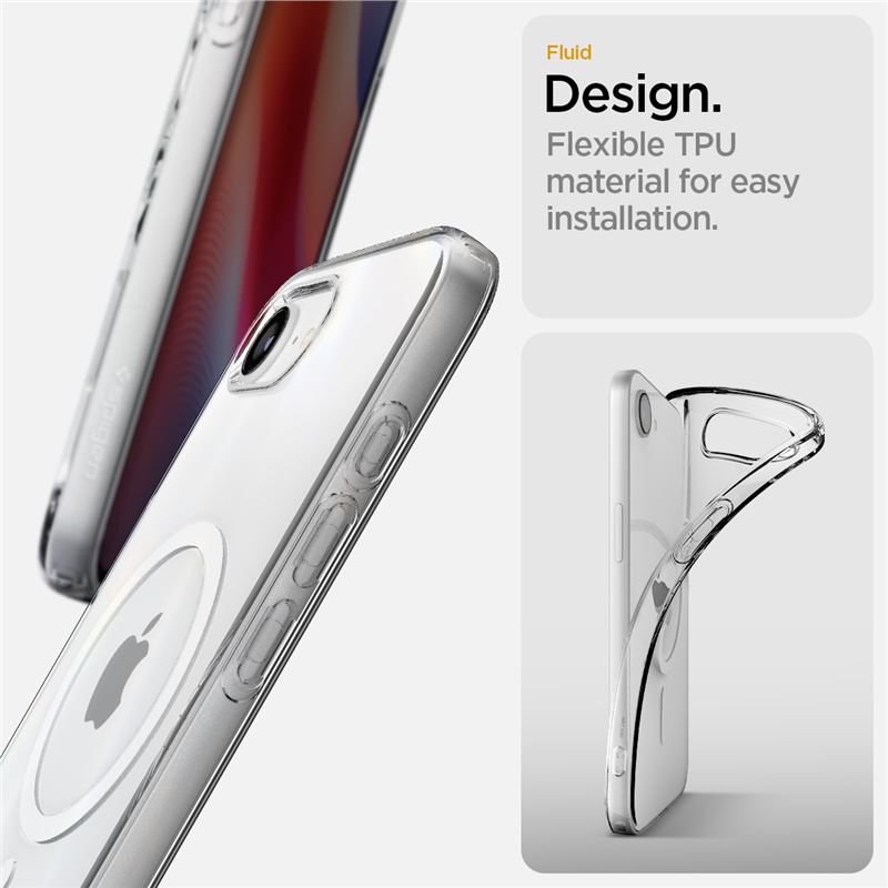 Spigen Liquid Crystal MagSafe, clear white - iPhone 17e/16e
