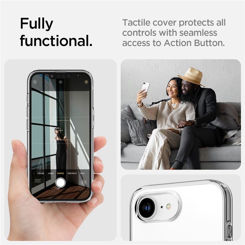 Spigen Liquid Crystal MagSafe, clear white - iPhone 17e/16e