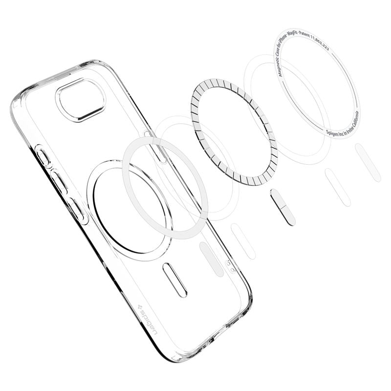 Spigen Liquid Crystal MagSafe, clear white - iPhone 17e/16e