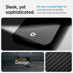 Spigen Enzo Aramid MagSafe, matte black - iPhone 17e/16e