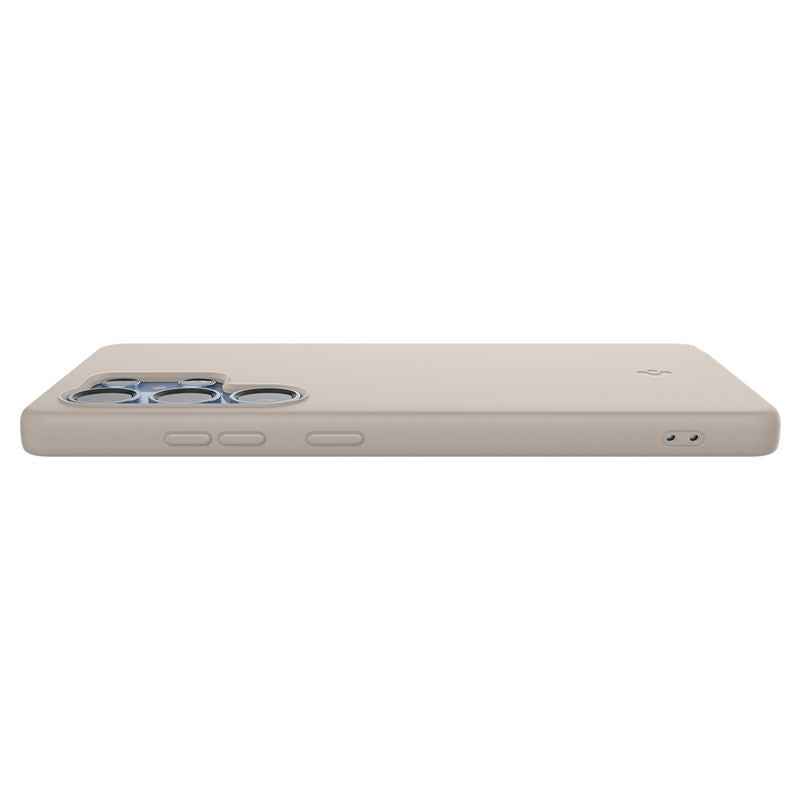 Spigen Silicone Fit MagSafe, natural titanium - Samsung Galaxy S25 Ultra