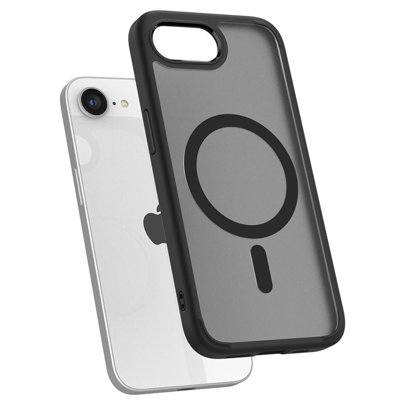 Spigen Crystal Hybrid MagSafe, frost black - iPhone 17e/16e