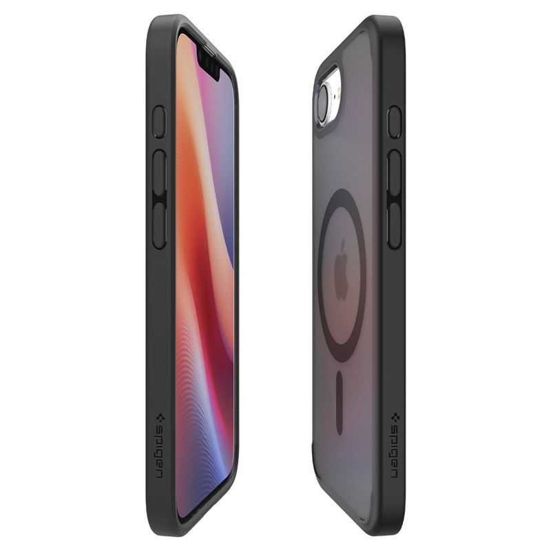 Spigen Crystal Hybrid MagSafe, frost black - iPhone 17e/16e