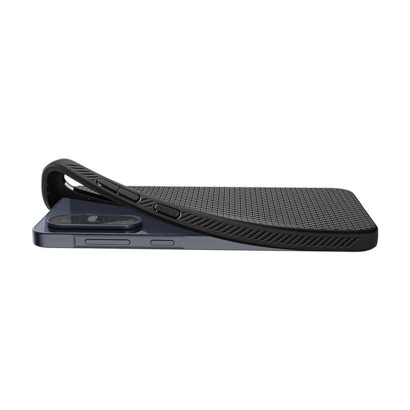 Spigen Liquid Air, matná čierna - Samsung Galaxy A36 5G