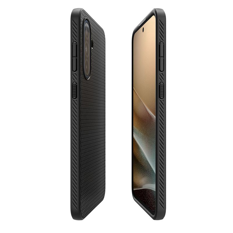 Spigen Liquid Air, matná čierna - Samsung Galaxy A36 5G