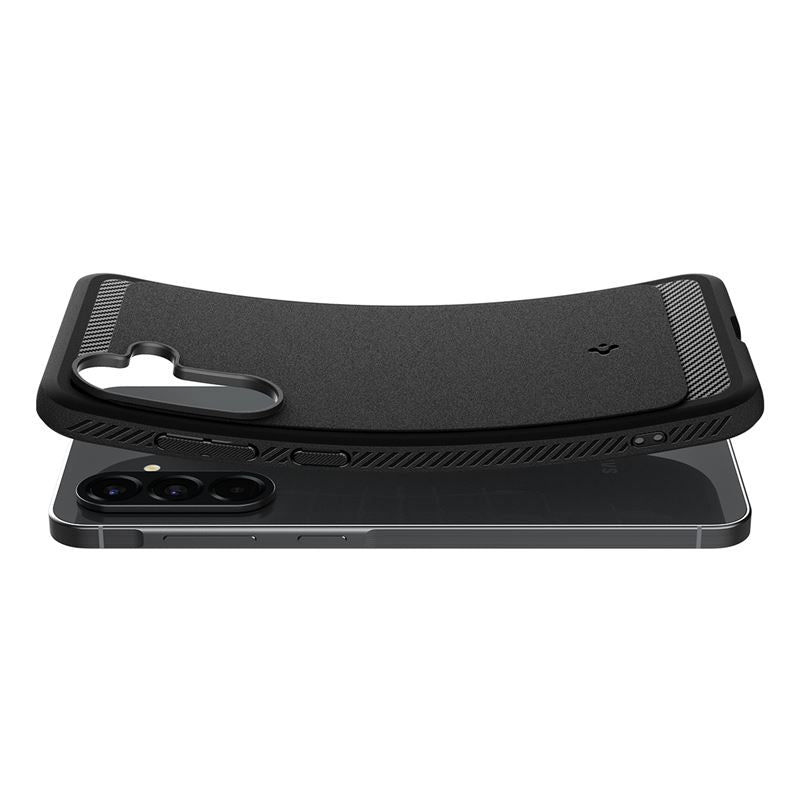 Spigen Rugged Armor, matná čierna - Samsung Galaxy A56 5G