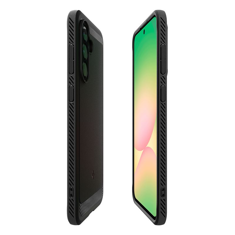 Spigen Rugged Armor, matná čierna - Samsung Galaxy A56 5G