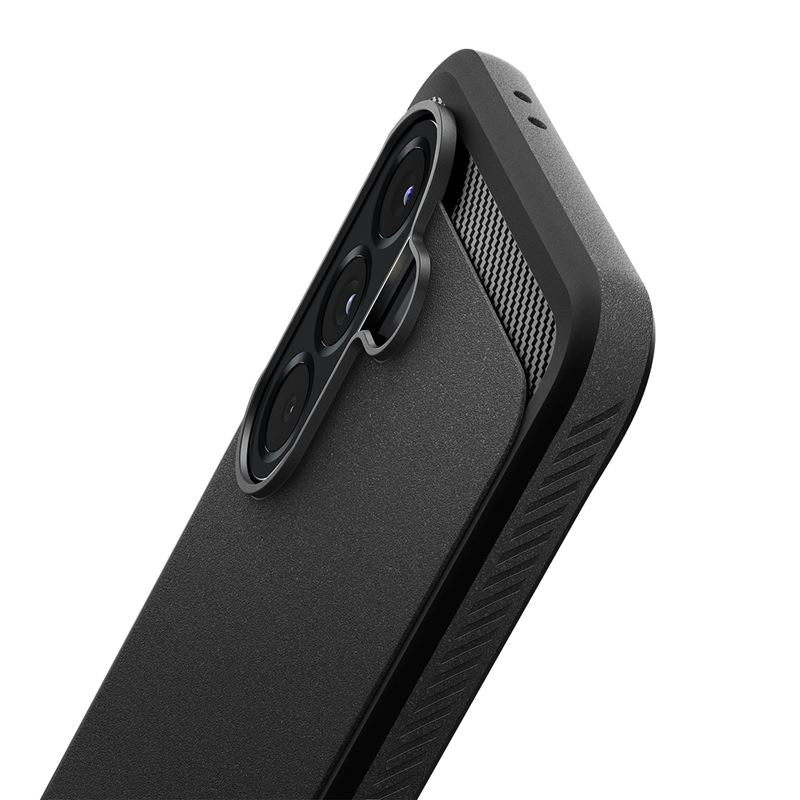 Spigen Rugged Armor, matná čierna - Samsung Galaxy A56 5G