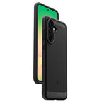 Spigen Rugged Armor, matná čierna - Samsung Galaxy A56 5G