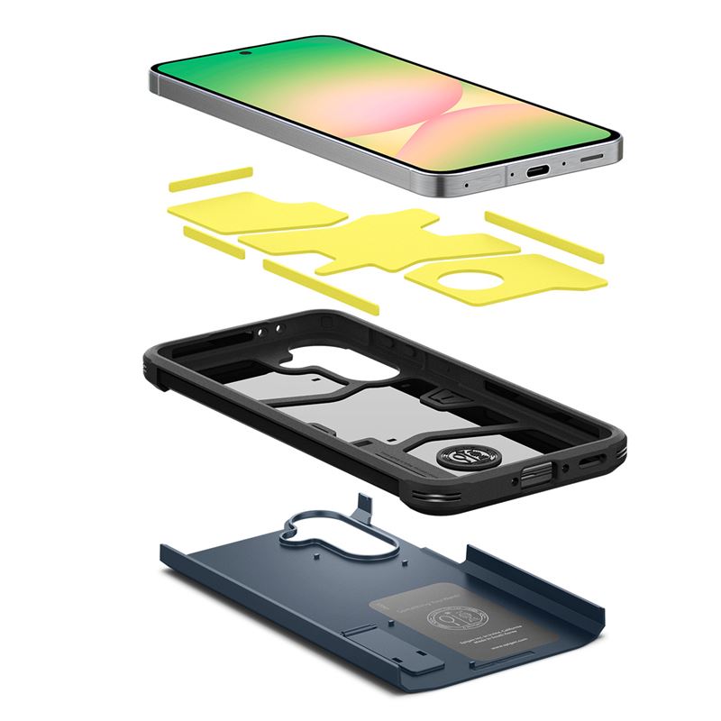 Spigen Tough Armor, metal slate - Samsung Galaxy A56 5G